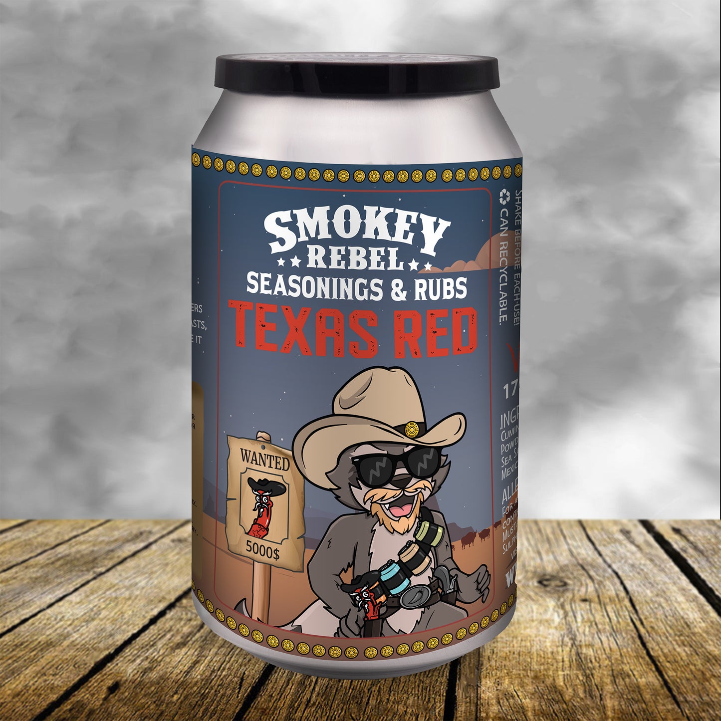 
                  
                    Texas Red Chilli Mix Rub - 170g Classic Can
                  
                