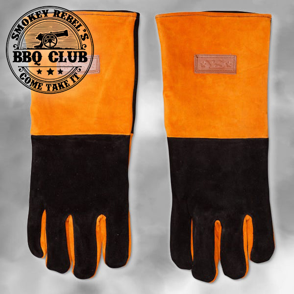 Yoder Smokers Long Leather BBQ Gloves